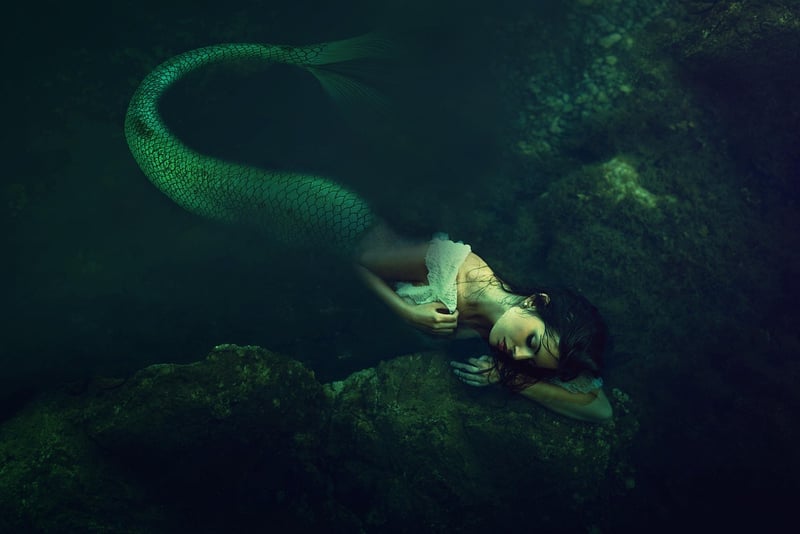 Mermaid in Underwater Kingdom